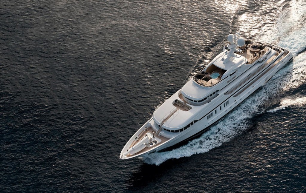 The yacht Sealyon was built by Viareggio Superyachts in 2009