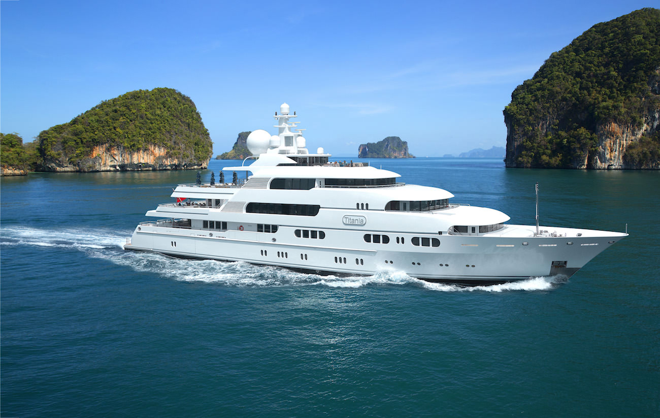 who owns titania yacht