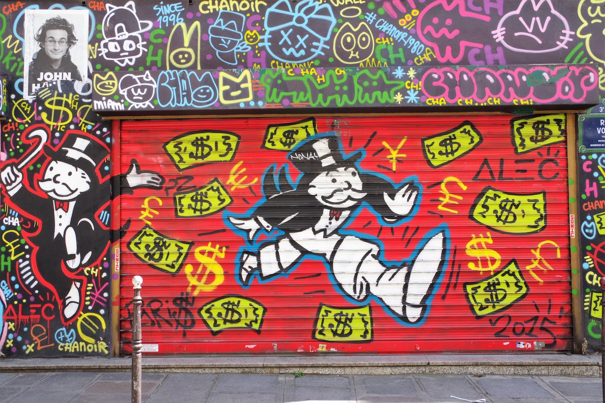 Alex Monopoly Hermes Paris Painting by Street Art - Fine Art America